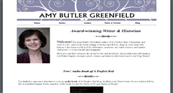 Desktop Screenshot of amybutlergreenfield.com